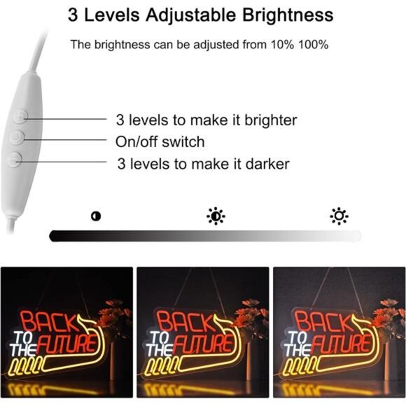 Back To The Future LED Neon Sign Light Wall Decor Movie Man Cave Poster Novelty - Picture 3 of 7